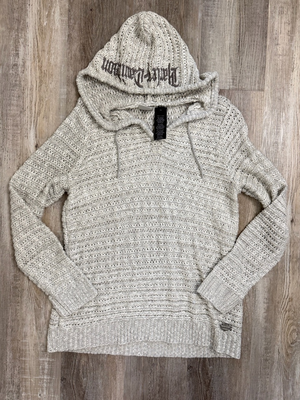 Harley-Davidson Women's Hooded Marled Sweater Pullover, size XL NEW w/o tags🔥